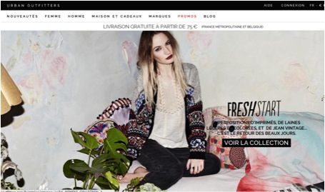 Home page Urban Outfitters